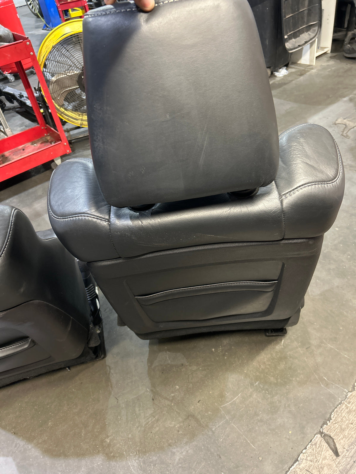 15-23 Dodge Charger SRT Hellcat Black Leather Front & Rear Seat Set OEM 79k