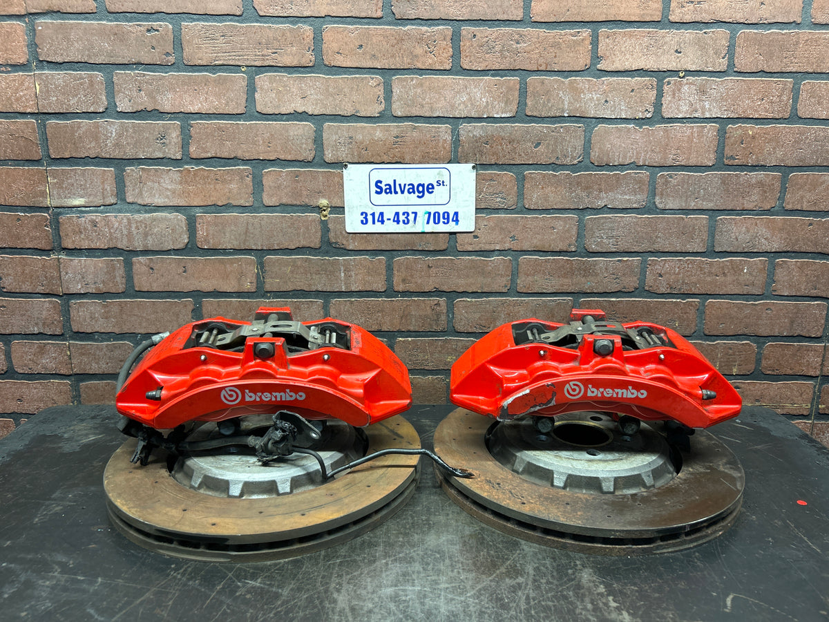 15-23 Charger Challenger Hellcat Front Brembo Caliper Rotor Set