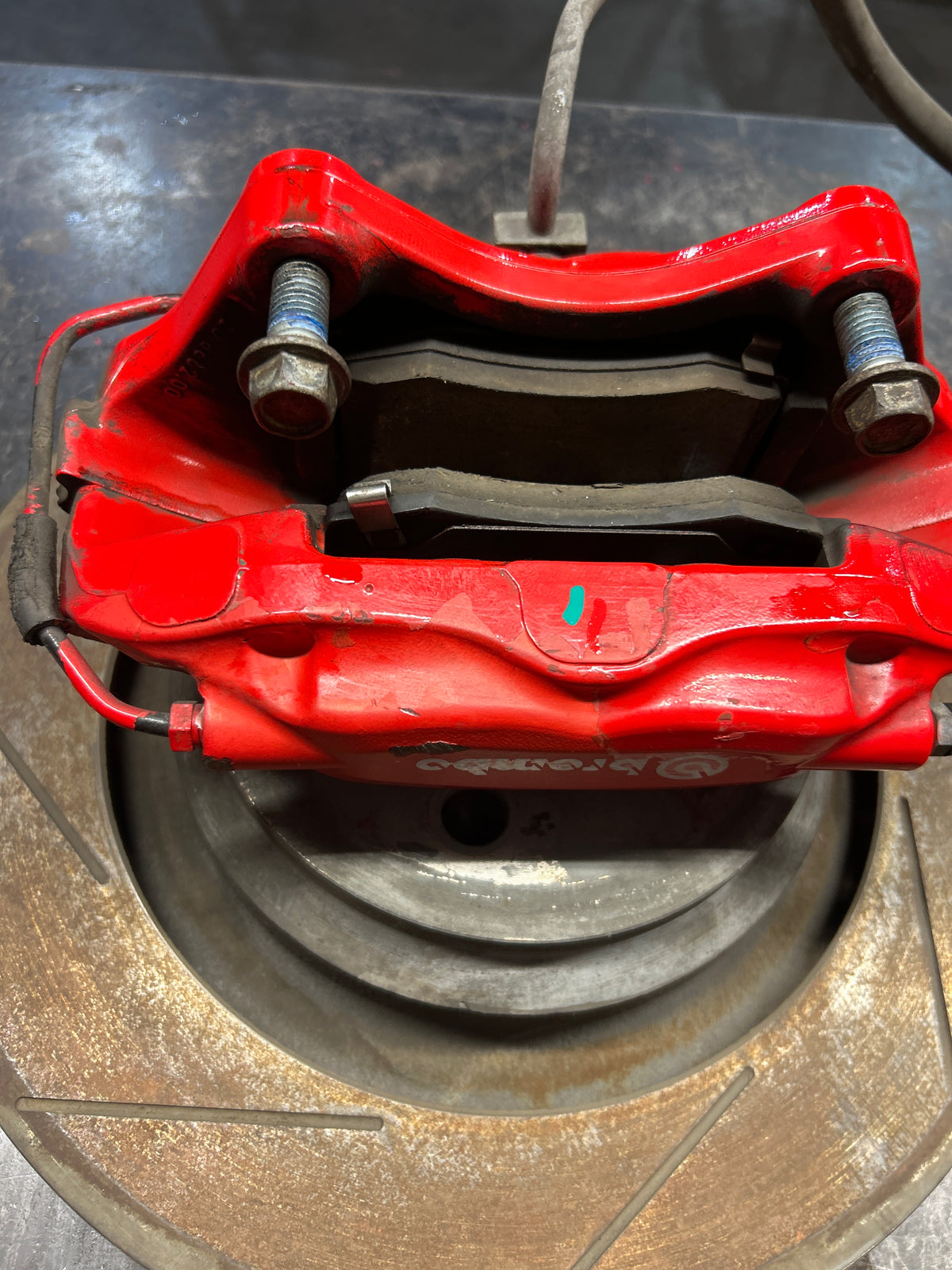 15-23 Charger Challenger Hellcat Rear Brembo Caliper Rotor Set
