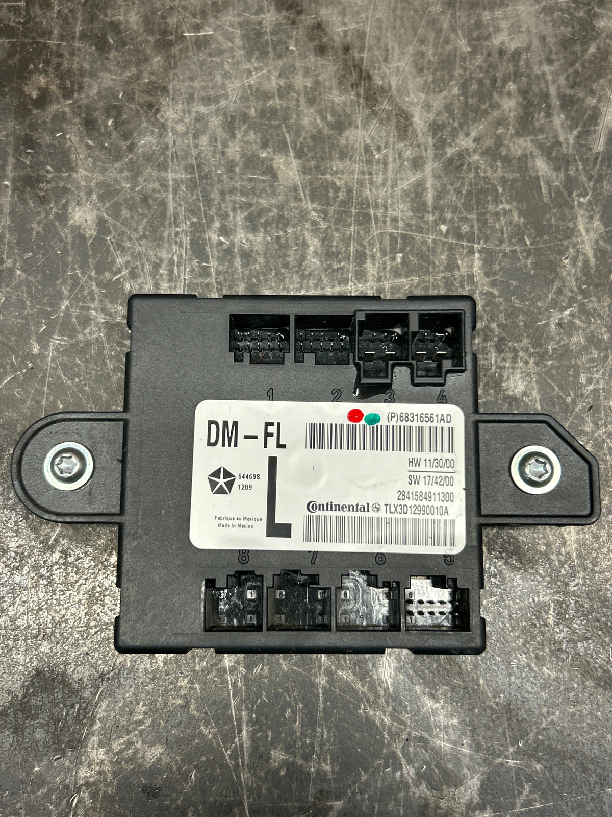 15-23 Dodge Charger Hellcat Front Left Driver Door Control Module 68316561AD