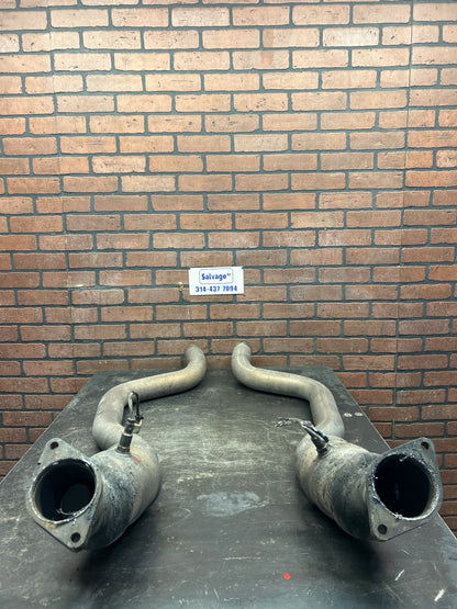 15-20 Dodge Charger Hellcat 6.2L OEM Exhaust Down Pipes Left & Right Pair
