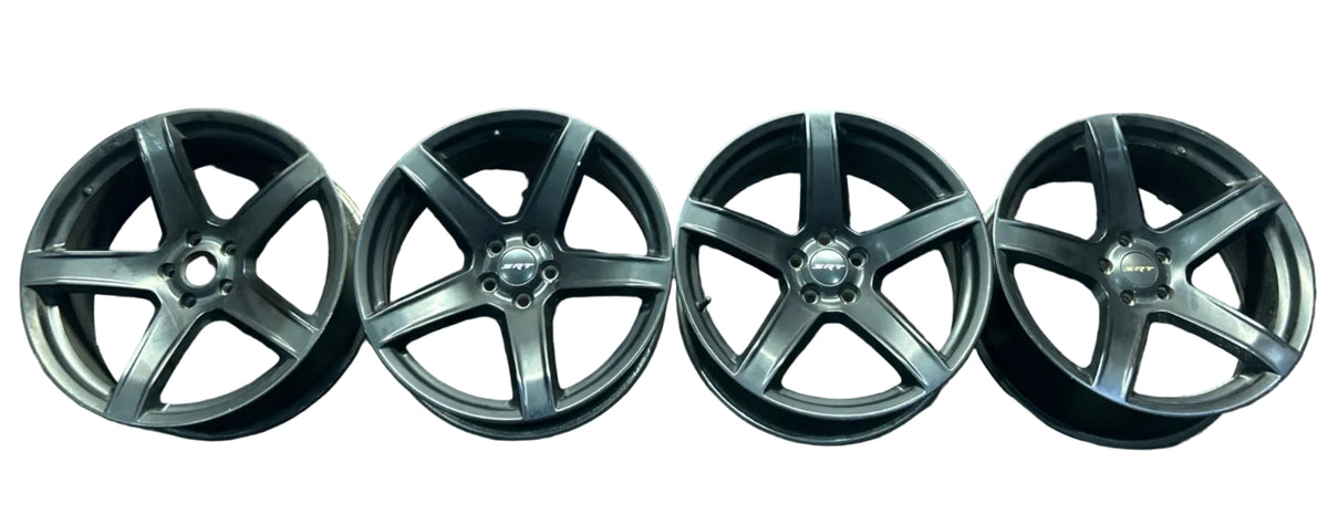 15-23 Charger Hellcat 20x9.5 SRT 5-Spoke Wheel Set of 4 - 2 OEM 2 Aftermarket