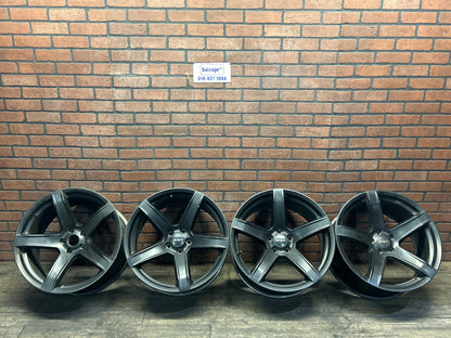 15-23 Charger Hellcat 20x9.5 SRT 5-Spoke Wheel Set of 4 - 2 OEM 2 Aftermarket