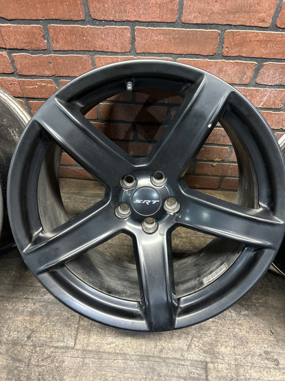 15-23 Charger Hellcat 20x9.5 SRT 5-Spoke Wheel Set of 4 - 2 OEM 2 Aftermarket
