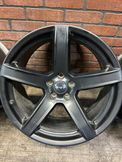 15-23 Charger Hellcat 20x9.5 SRT 5-Spoke Wheel Set of 4 - 2 OEM 2 Aftermarket