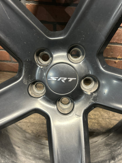 15-23 Charger Hellcat 20x9.5 SRT 5-Spoke Wheel Set of 4 - 2 OEM 2 Aftermarket