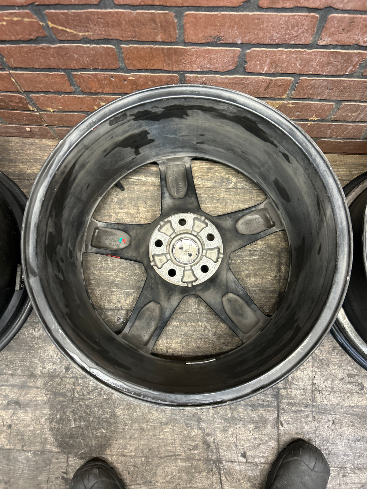15-23 Charger Hellcat 20x9.5 SRT 5-Spoke Wheel Set of 4 - 2 OEM 2 Aftermarket