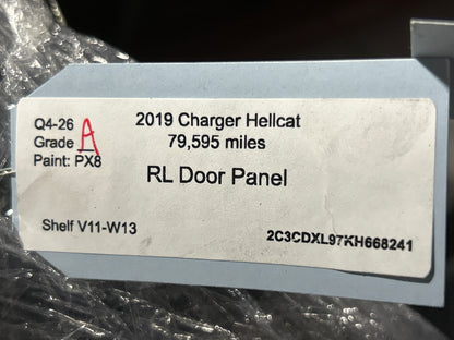 2019-2023 DODGE CHARGER HELLCAT SRT RIGHT LEFT INTERIOR DOOR PANEL 6QY643X9AB