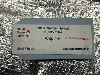 2019 Dodge Charger Hellcat Audio Amplifier 68425657AA W/ Antenna Module OEM