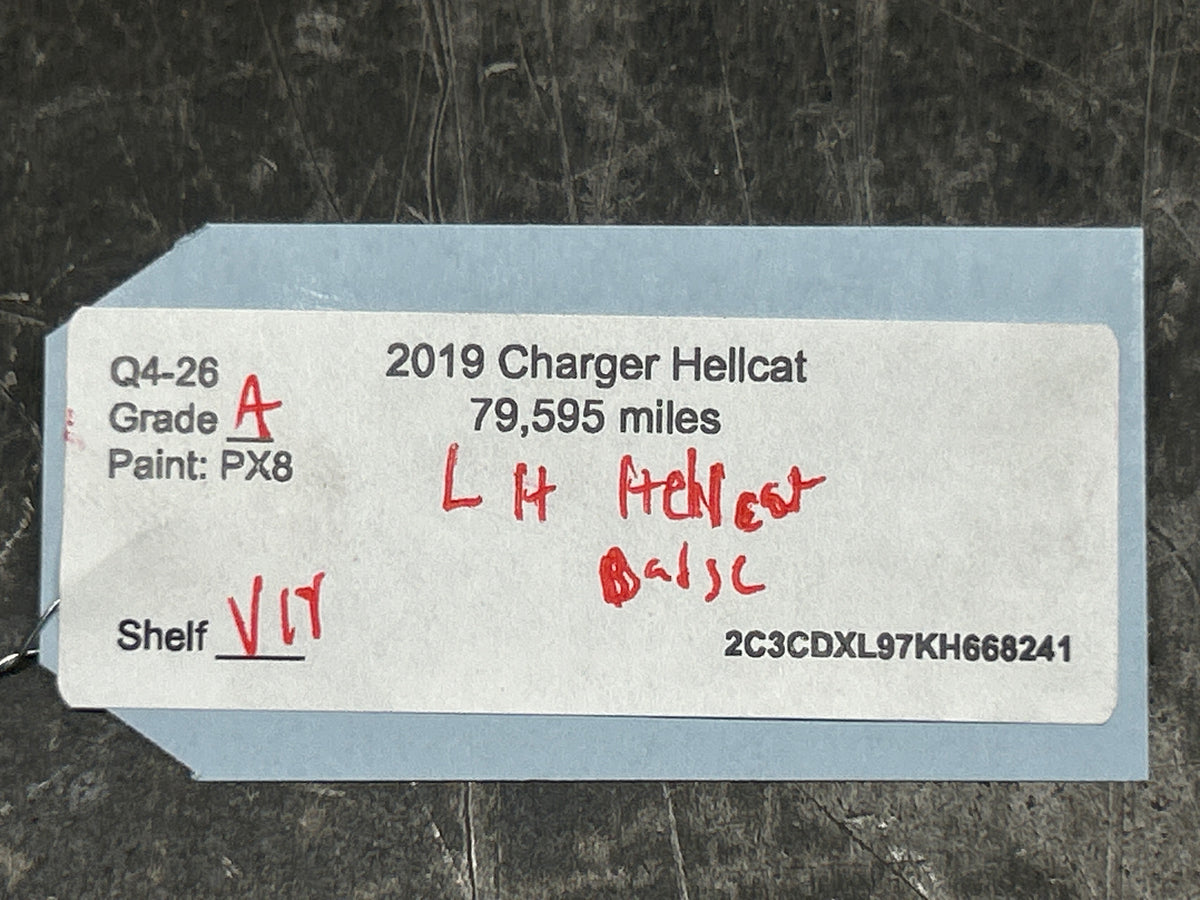 15-23 Dodge Charger Challenger SRT Hellcat Left Fender Emblem Badge 68269897AA