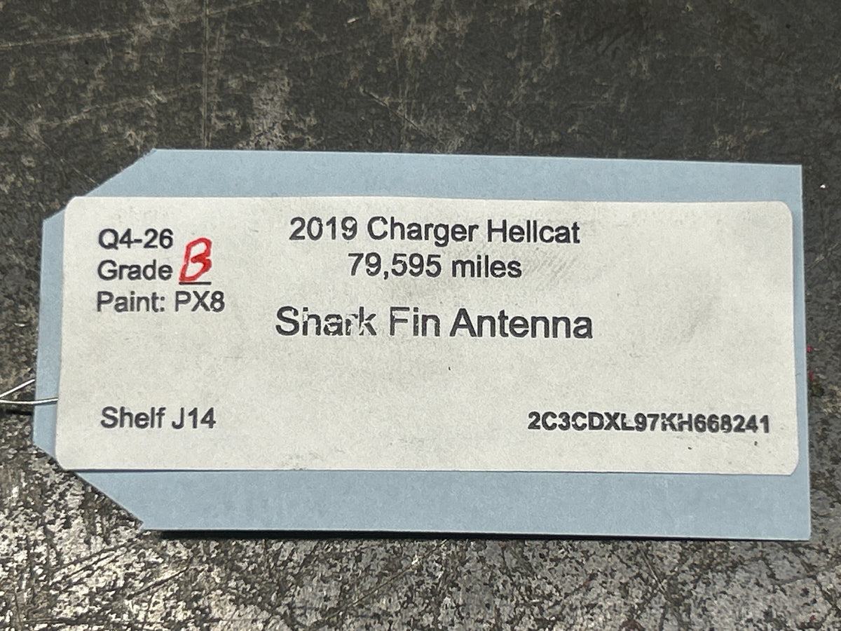 2017-2023 Dodge Charger Hellcat OEM Shark Fin Roof Antenna 68281281AA Black PX8