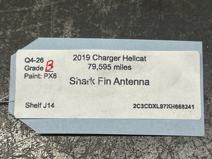 2017-2023 Dodge Charger Hellcat OEM Shark Fin Roof Antenna 68281281AA Black PX8