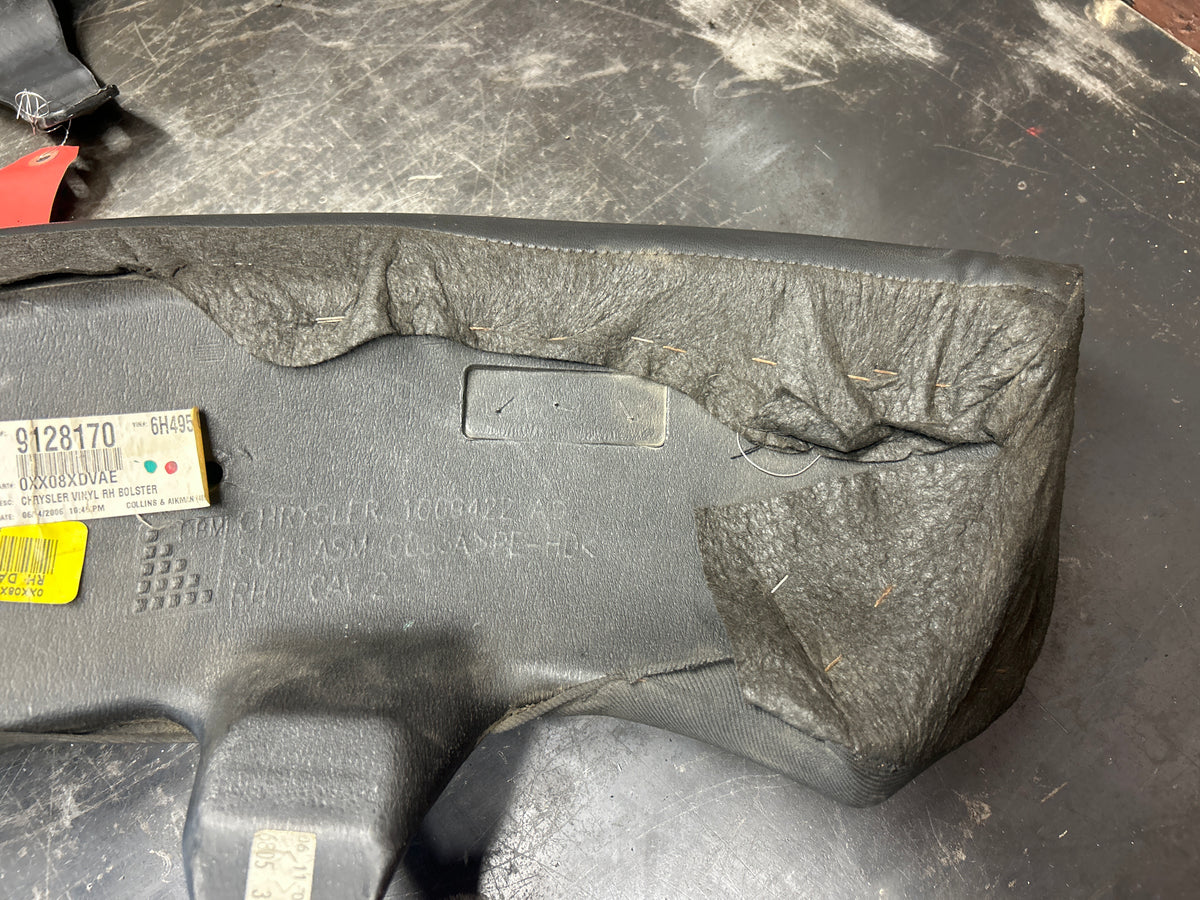 06-10 Dodge Charger SRT8 Rear Seat Side Bolster Pair 0XX07XDVAE 0XX08XDVAE