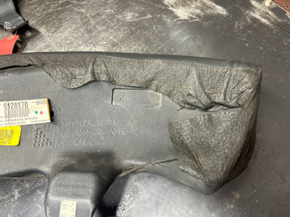 06-10 Dodge Charger SRT8 Rear Seat Side Bolster Pair 0XX07XDVAE 0XX08XDVAE