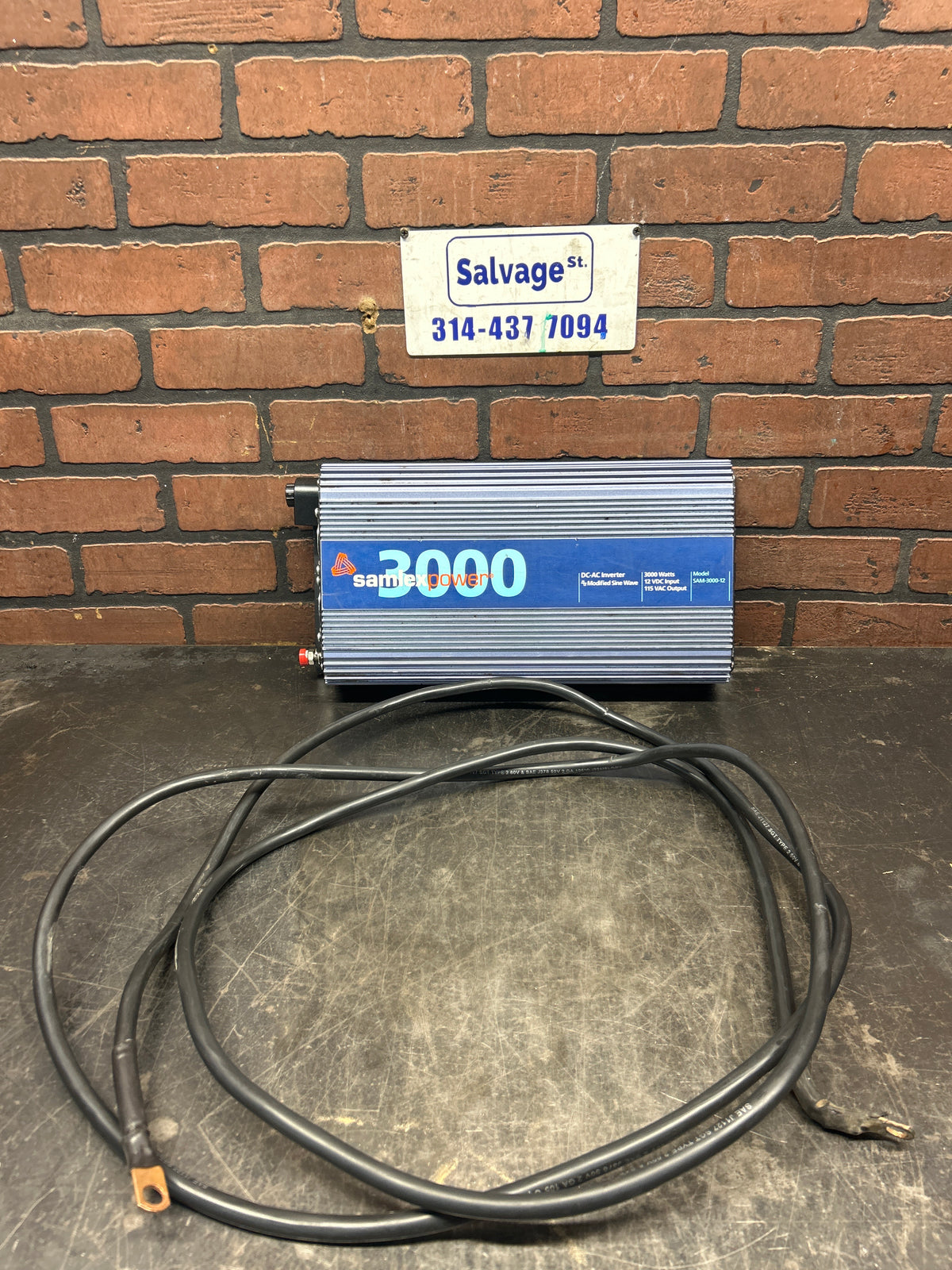Samlex SAM-3000-12 3000 Watt 12V DC to 115V AC Modified Sine Wave Power Inverter