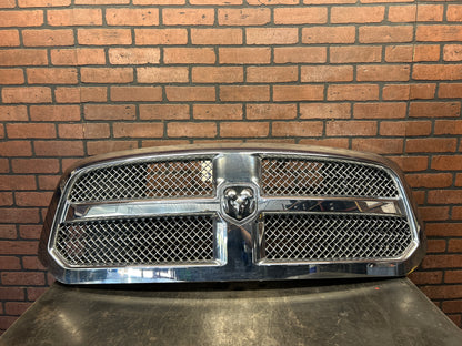 2013-2018 Ram 1500 Laramie Chrome Front Grille W/ Chrome Mesh Inserts OEM