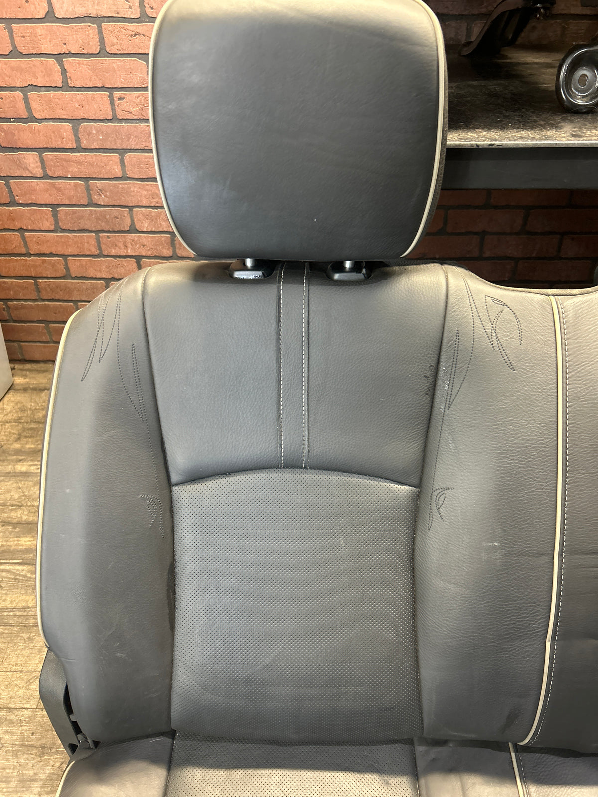 2013-2018 Ram 1500 Laramie Crew Cab Black Leather Front & Rear Seat Set OEM