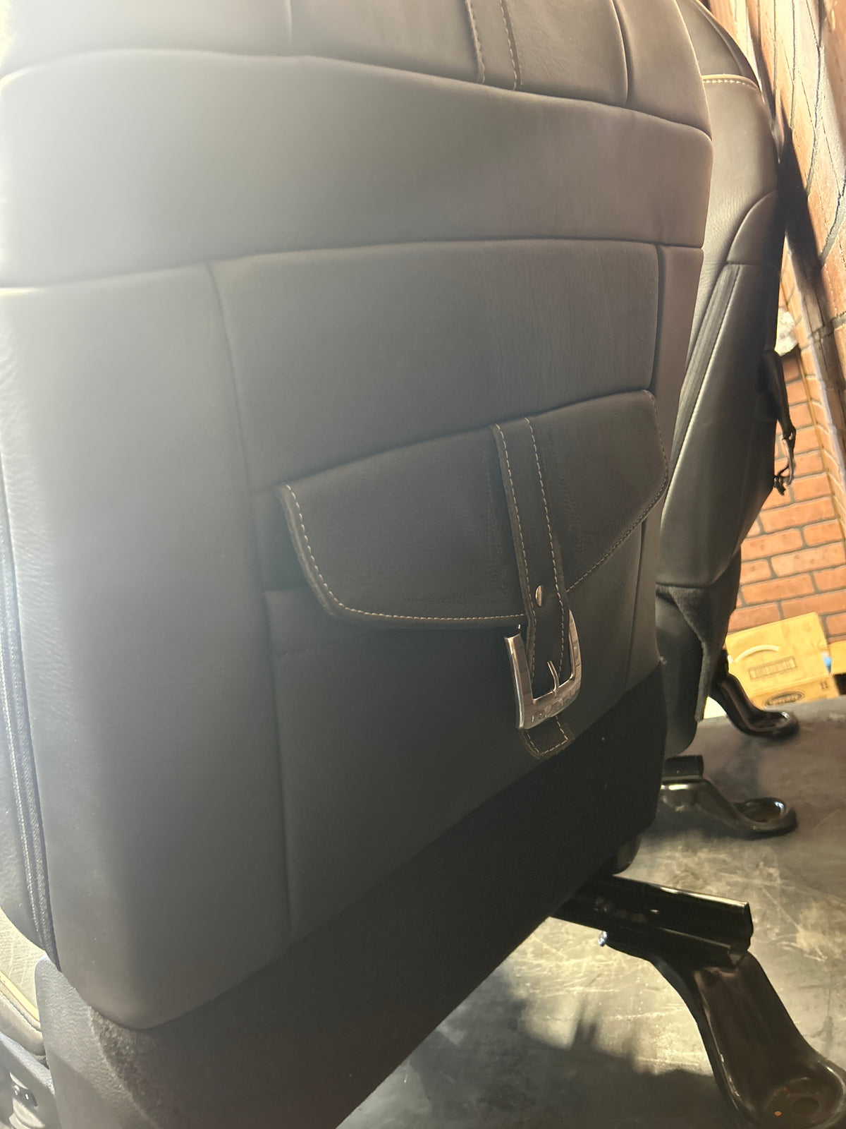 2013-2018 Ram 1500 Laramie Crew Cab Black Leather Front & Rear Seat Set OEM