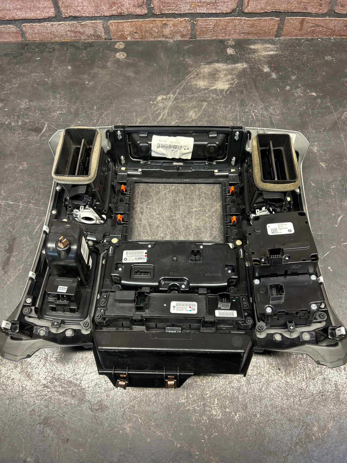 2013-2018 Ram 1500 Laramie Center Dash Bezel W/ Rotary Shifter HVAC Controls OEM