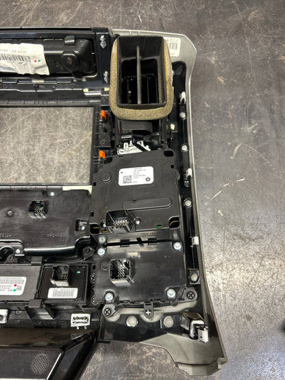 2013-2018 Ram 1500 Laramie Center Dash Bezel W/ Rotary Shifter HVAC Controls OEM