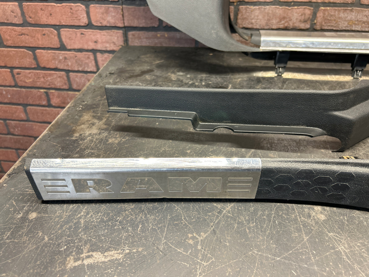 2013-2018 Ram 1500 Laramie Crew Cab Front & Rear Door Sill Scuff Plate Set OEM