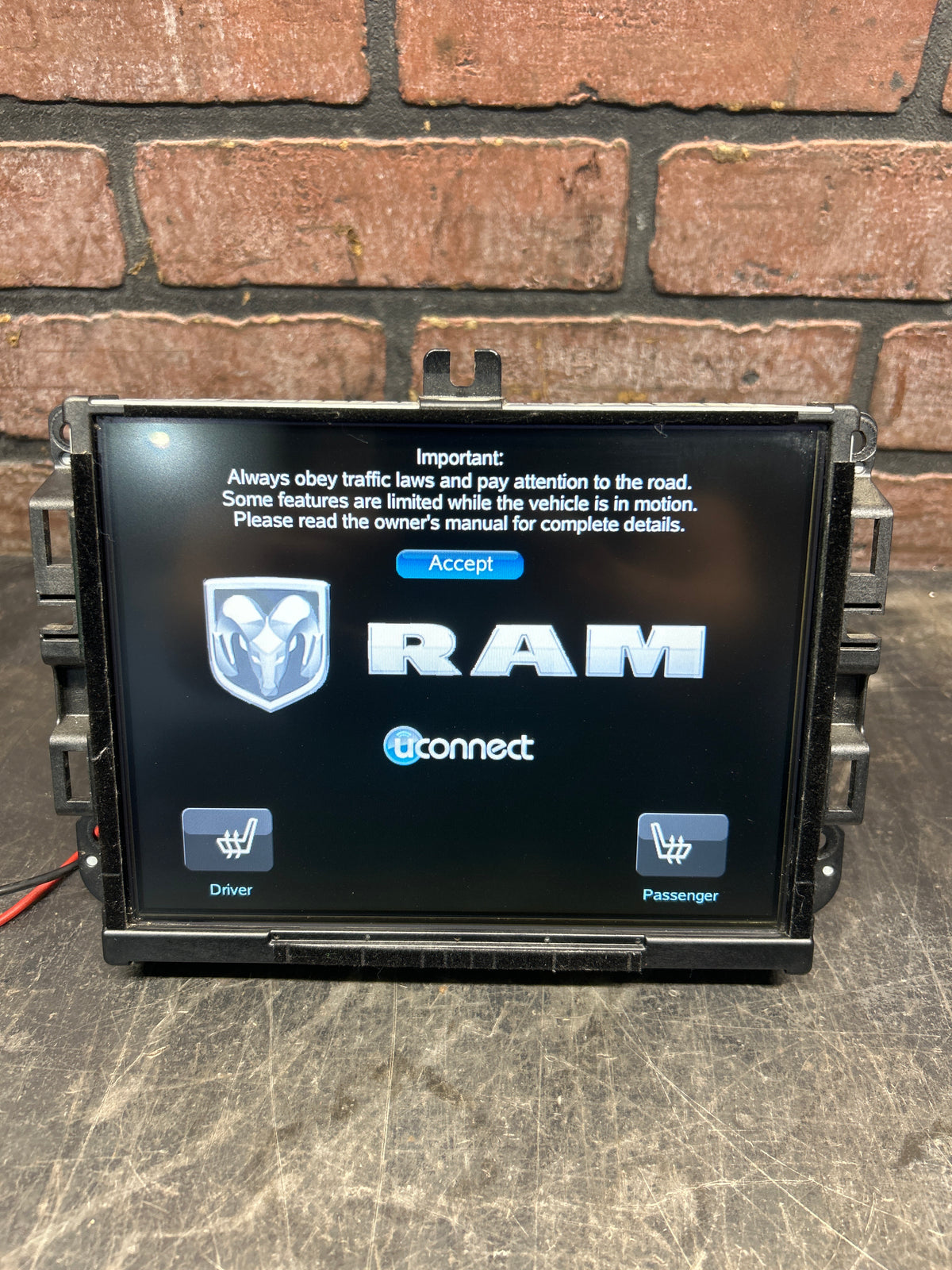 2013-2018 Ram 1500 Uconnect 8.4AN NAV Radio Touchscreen VP4 68224537AI OEM
