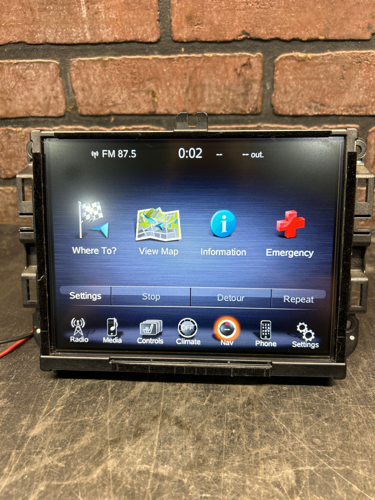 2013-2018 Ram 1500 Uconnect 8.4AN NAV Radio Touchscreen VP4 68224537AI OEM