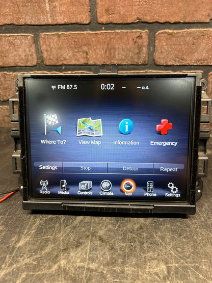 2013-2018 Ram 1500 Uconnect 8.4AN NAV Radio Touchscreen VP4 68224537AI OEM
