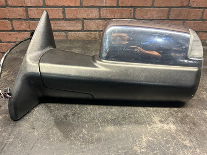 13-18 Ram 1500 2500 3500 LH Driver Power Heated Towing Mirror Chrome 68142673AD
