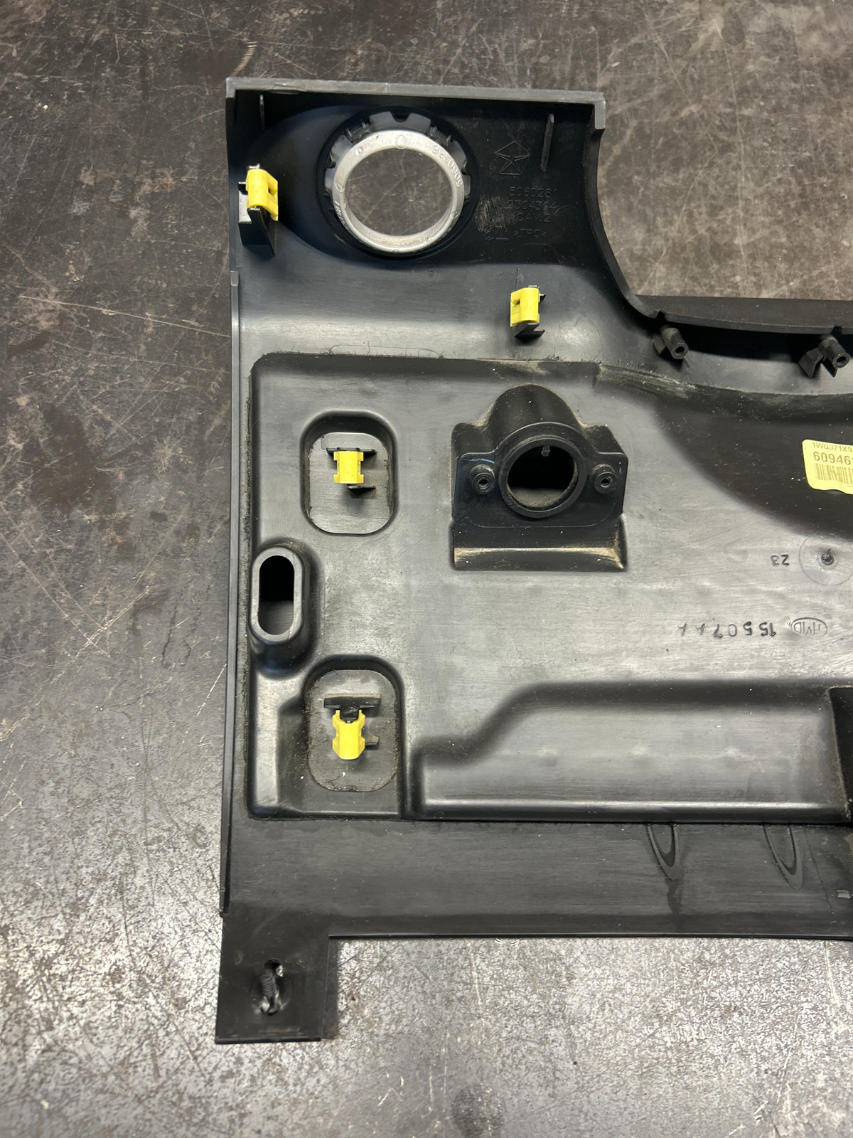 2013-2018 Ram 1500 Lower Steering Column Cover Knee Bolster Black 1WQ371X9AD