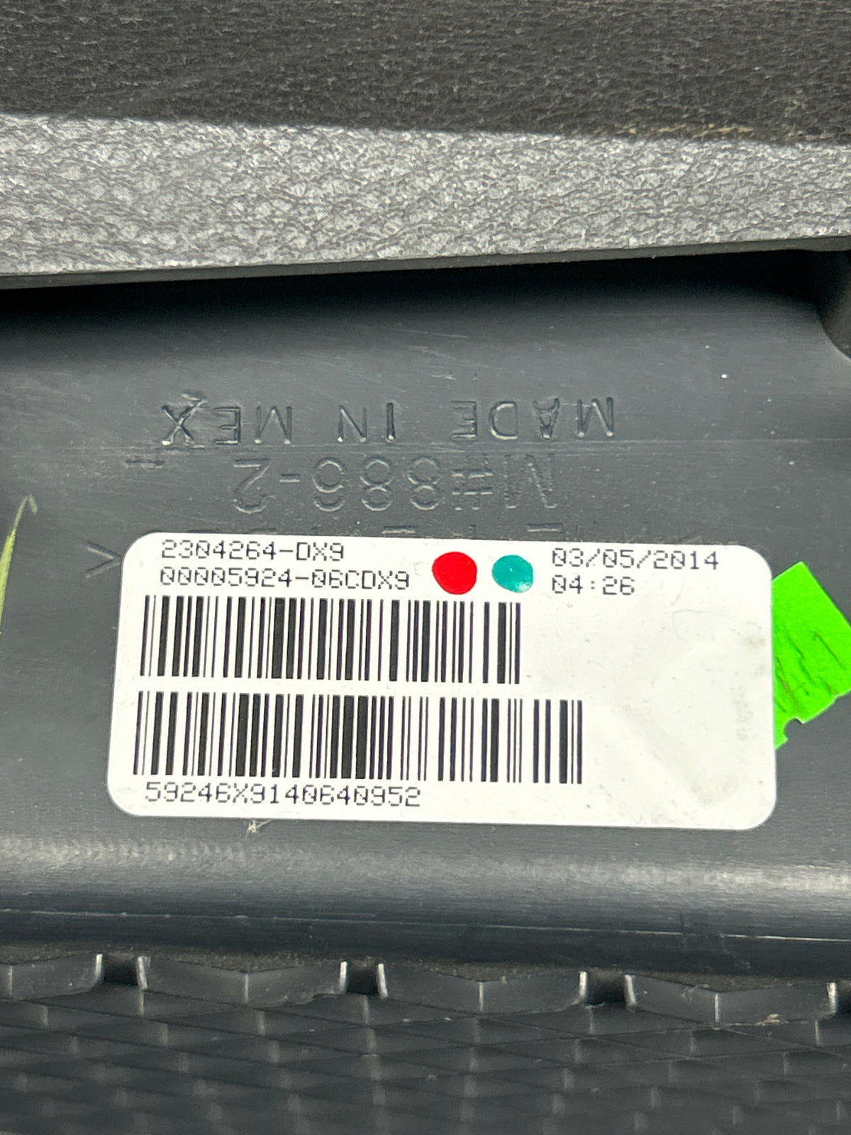 2013-2018 Ram 1500 Passenger Lower Glove Box Compartment Door Black OEM