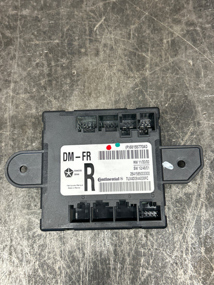 2013-2014 Ram 1500 Front Passenger RH Door Control Module 68155770AD OEM