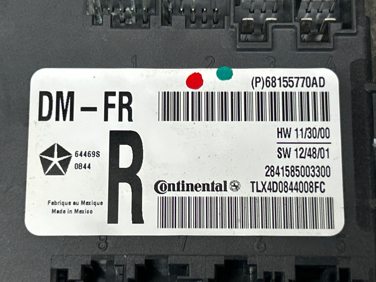 2013-2014 Ram 1500 Front Passenger RH Door Control Module 68155770AD OEM