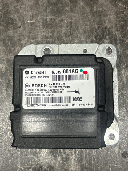 2013-2014 Ram 1500 SRS Airbag Control Module Bosch 68085881AG OEM