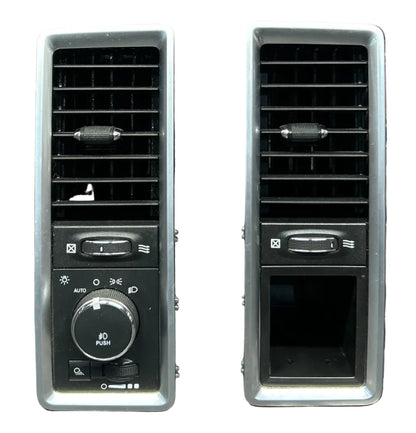 2013-2018 Ram 1500 LH & RH Outer Dash Air Vents W/ Headlight Switch 68189154AA