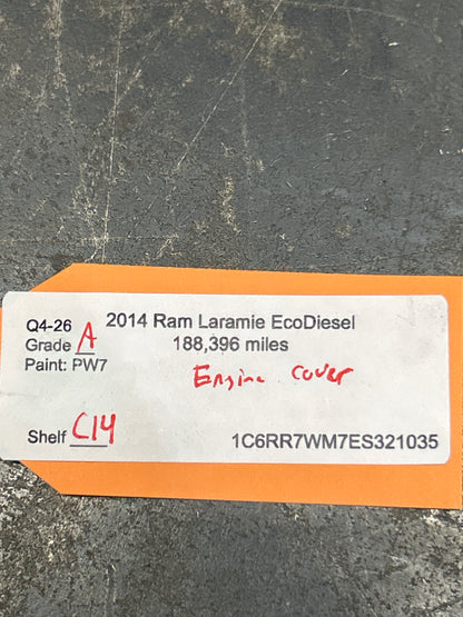 2014-2018 Ram 1500 3.0L EcoDiesel Engine Cover 04627866AB OEM