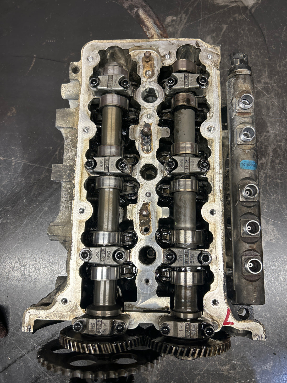 2014-2018 Ram 1500 3.0L EcoDiesel LH Driver Cylinder Head W/ Cams & Fuel Rail
