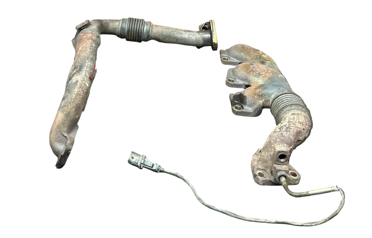 2014-2018 Ram 1500 3.0L EcoDiesel LH & RH Exhaust Manifold Pair W/ Crossover OEM