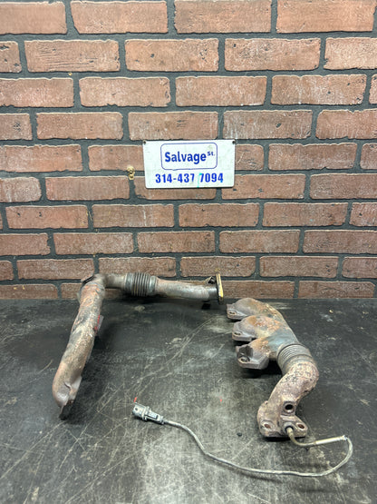 2014-2018 Ram 1500 3.0L EcoDiesel LH & RH Exhaust Manifold Pair W/ Crossover OEM