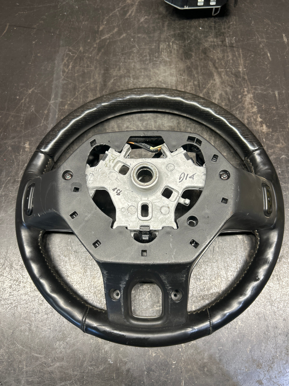 2013-2018 Ram 1500 Laramie Heated Leather Steering Wheel W/ Switches 5NB591X9AC