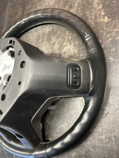2013-2018 Ram 1500 Laramie Heated Leather Steering Wheel W/ Switches 5NB591X9AC