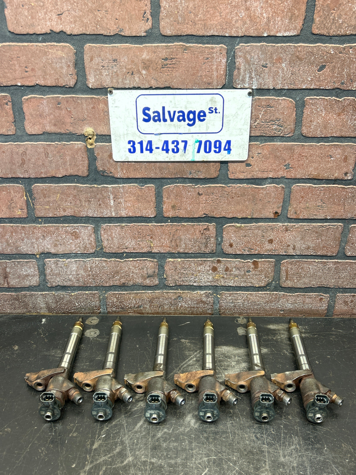2014-2018 Ram 1500 3.0L EcoDiesel Bosch Fuel Injector Set Of 6 OEM