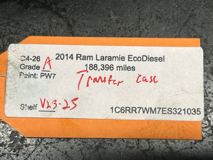 2014-2018 Ram 1500 EcoDiesel 4x4 Transfer Case BorgWarner 44-44 52123837AB OEM