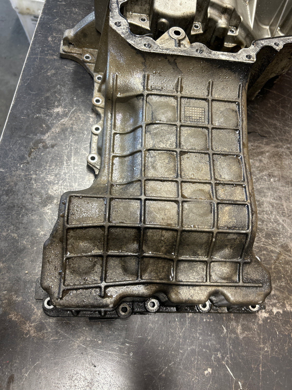 2014-2018 Ram 1500 3.0L EcoDiesel Upper & Lower Engine Oil Pan Set OEM
