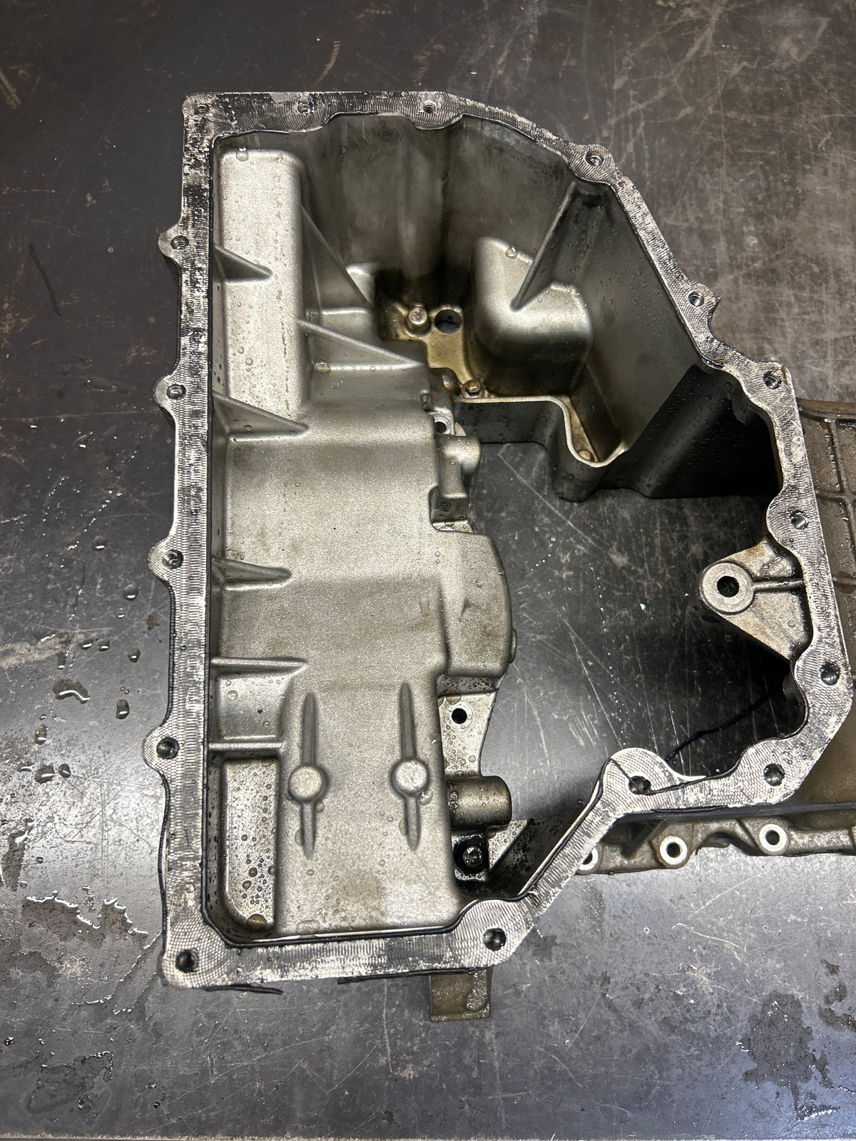 2014-2018 Ram 1500 3.0L EcoDiesel Upper & Lower Engine Oil Pan Set OEM