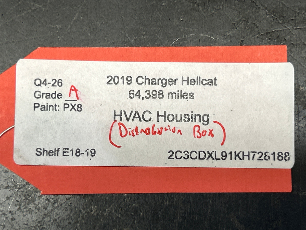 15-23 Dodge Charger Hellcat HVAC Heater A/C Housing Distribution Box 68430171AA