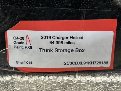 15-23 Dodge Charger Hellcat Trunk Storage Box Cargo Organizer 05030175AF OEM