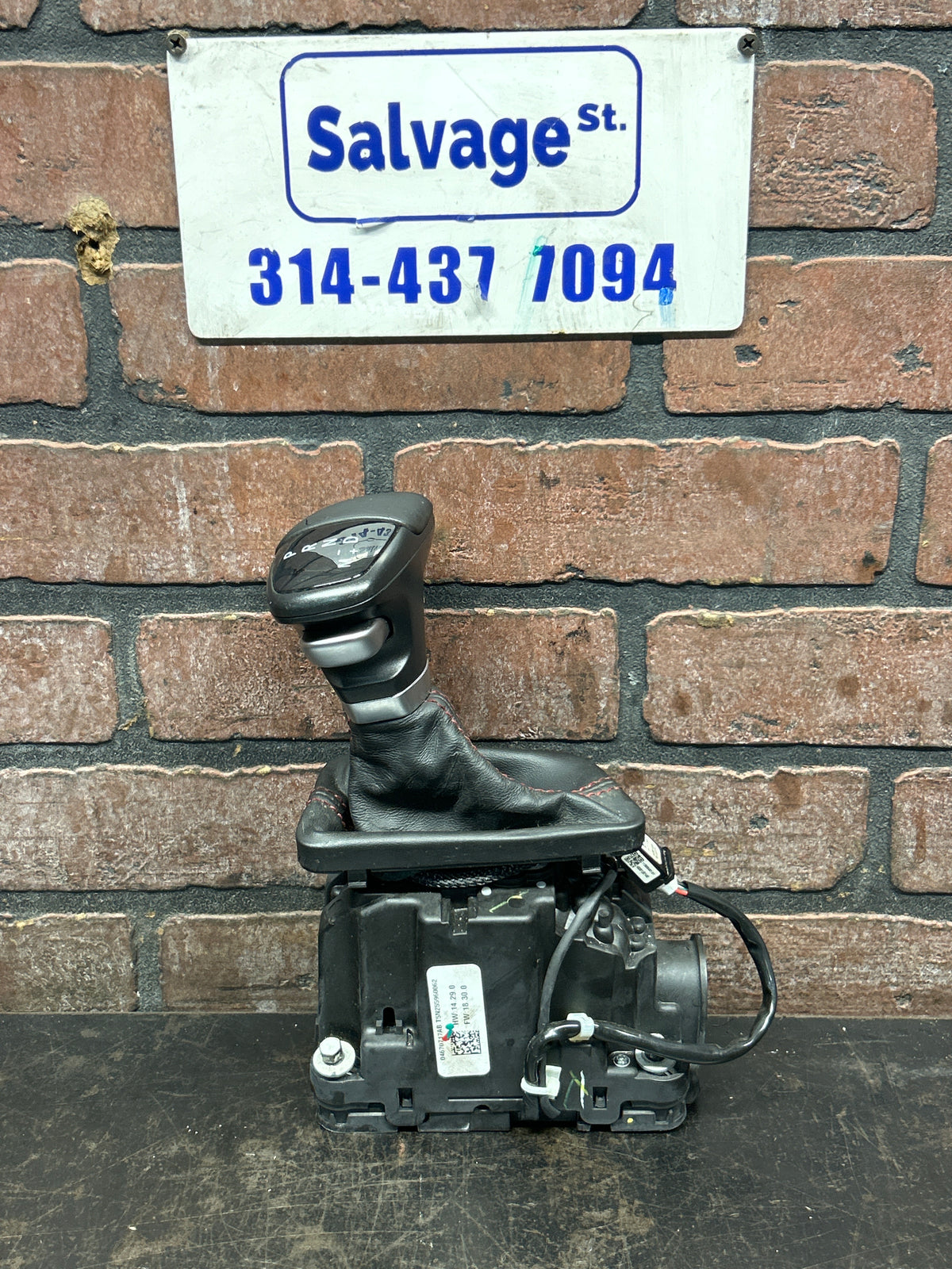 15-23 Dodge Charger Hellcat Auto Shifter Gear Selector Red Stitch 04670717AB OEM