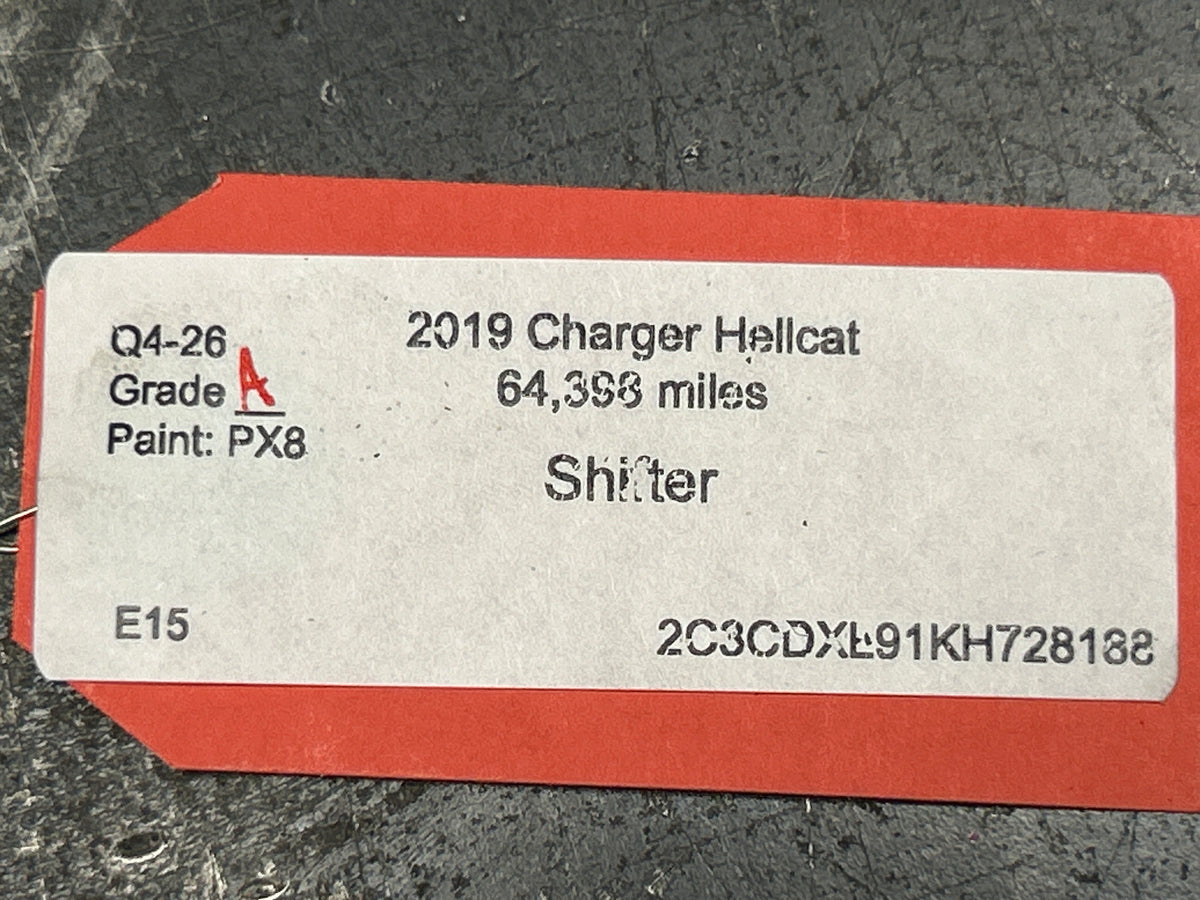 15-23 Dodge Charger Hellcat Auto Shifter Gear Selector Red Stitch 04670717AB OEM