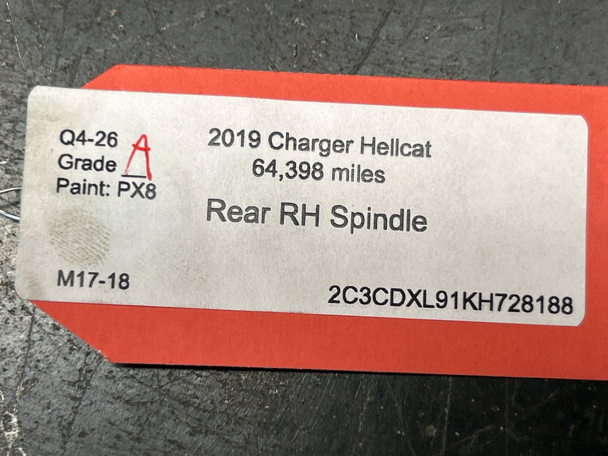 15-23 Dodge Charger Hellcat Rear Right Spindle Knuckle W/ Hub 04854462AF OEM